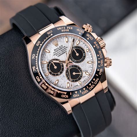 rolex rose gold daytona oysterflex